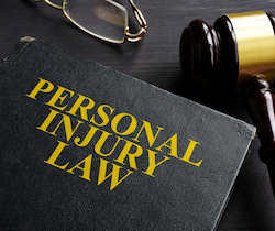Personal Injury Book Gavel