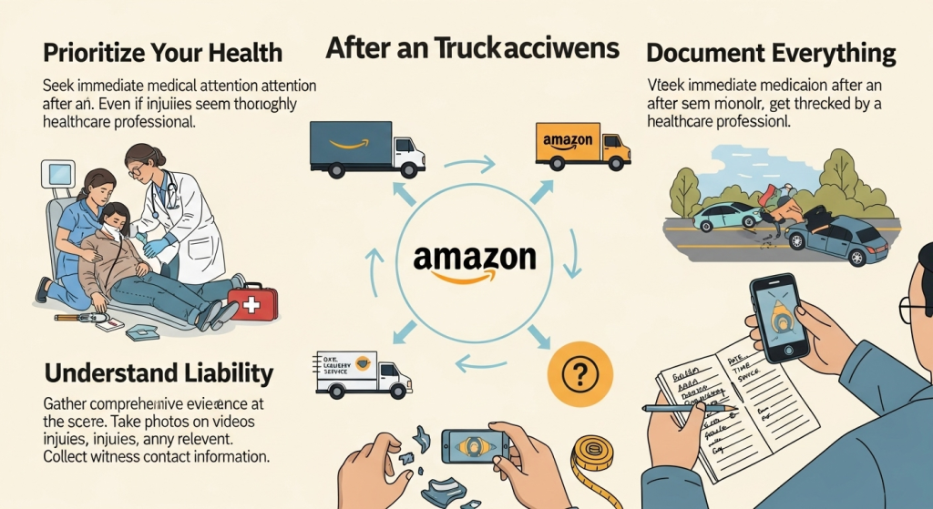 Key Actions Amazon Delivery Vehicle Accident