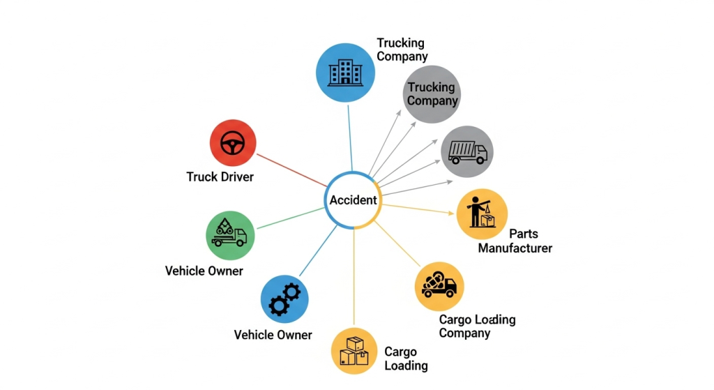 potential-liable-parties-commercial-truck-accident