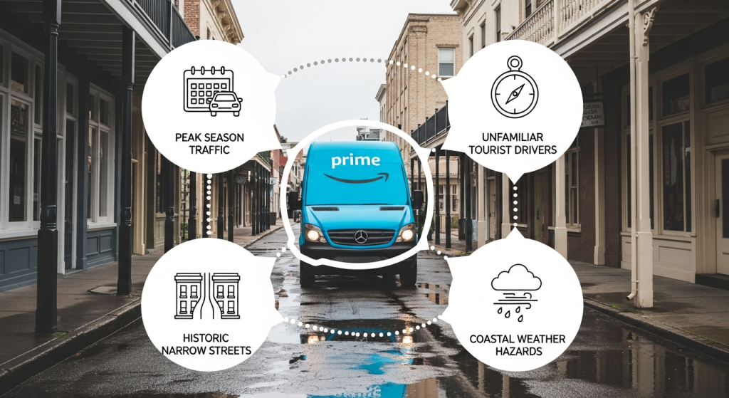 Increase of the risk of commercial vehicle accidents.